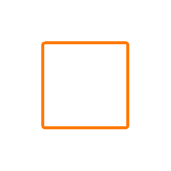 Sell your Amazon business | Orange square with white dots